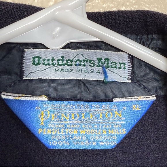 Pendleton vintage wool stacker button down shirt size XL - Picture 3 of 5